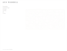 Tablet Screenshot of annwaddell.com